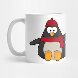 Penguin with Hat & Scarf Mug